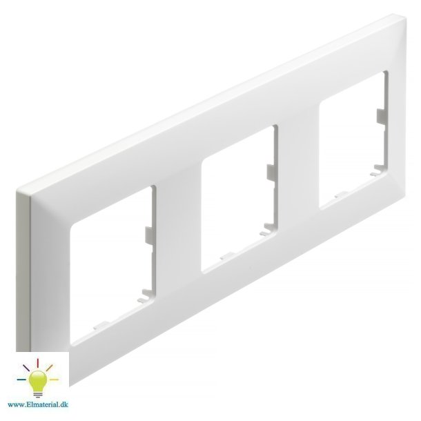 Fuga Ce60 Ramme 3X1M Hvid