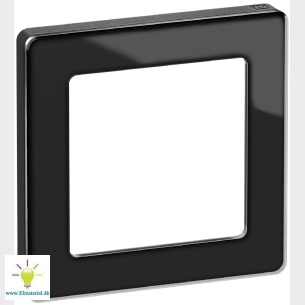 Fuga Pure Ramme Glas 1M Sort