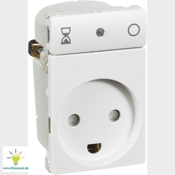 Fuga Timerstikkontakt Hvid
