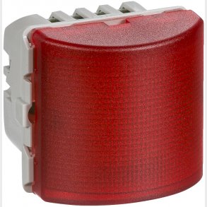 Fuga Lampe Inds. Led 230V Röd