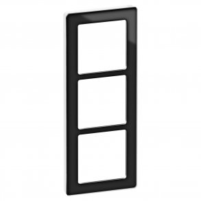 Ren glasram 3X1M Svart / Vit