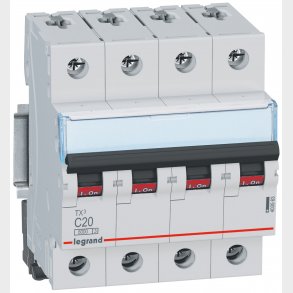 Automatsikr. C 10A 4P 6Ka Rx3