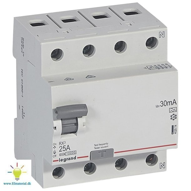 Hpfi 4P 25A 30mA 10kA A Rx3