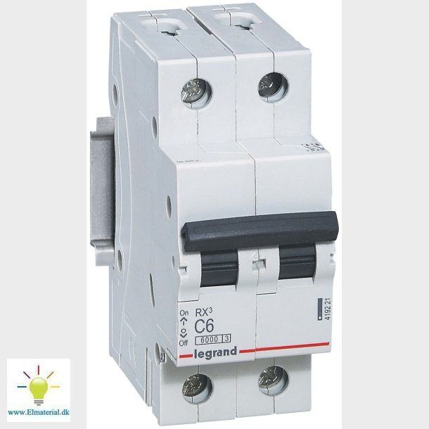 Automatsikr. C 16A 2P 6Ka Rx3