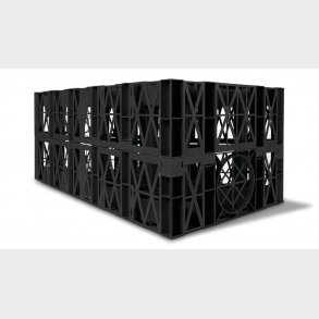 Regnvattenkassett Svart 192L Nw