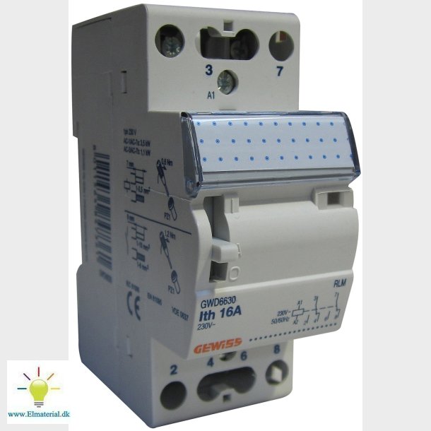 Rel 2Sk 16A 230V Ac Gwd6630
