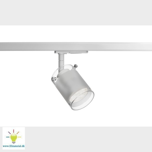 Spot 1F Tubular Glas Gu10 Hvid