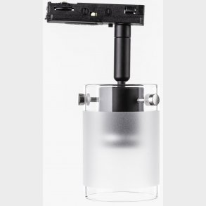 Spot 1F Tubular Glas Gu10 Sort