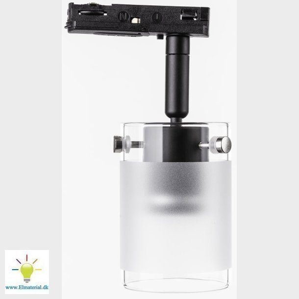 Spot 1F Tubular Glas Gu10 Sort