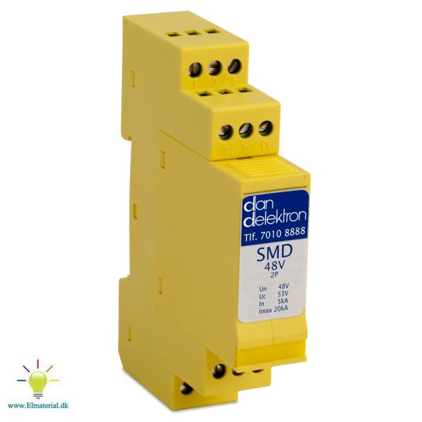 Transientb. 48V 2Par Din-Mont.