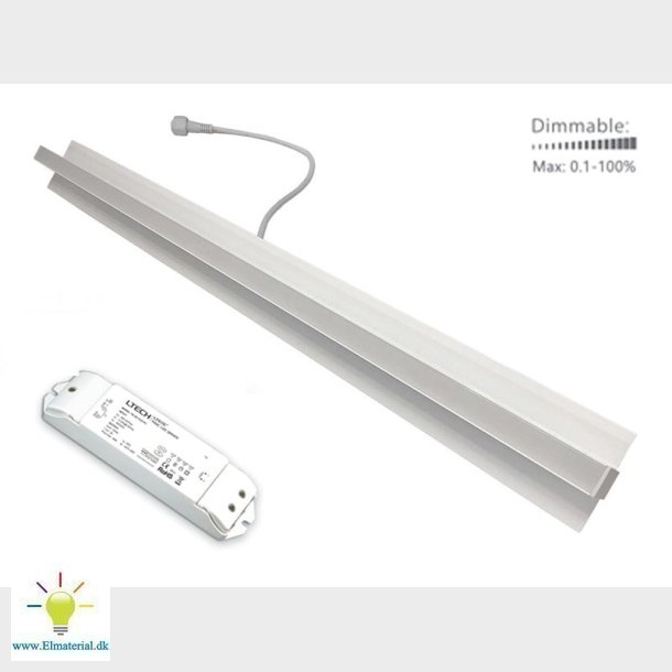 Troldtekt Lysskinne 600Mm 3K