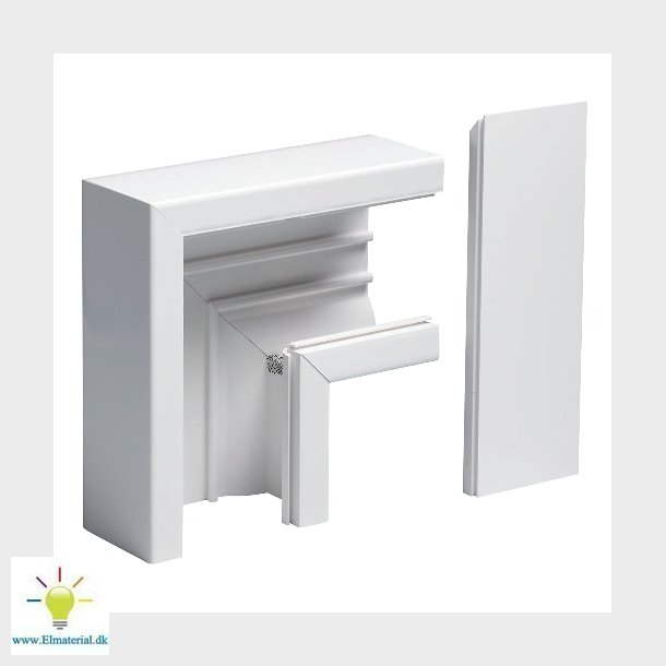 Fladvinkel Tek-Ls123 Hvid 9016