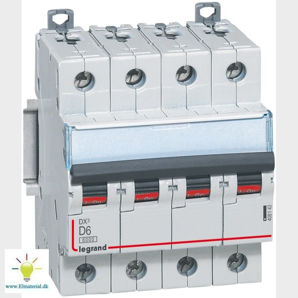 Automatsikr. D 10A 4P 4M Dx3
