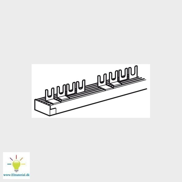 Gaffelsljfeskinne 4P 1 Meter