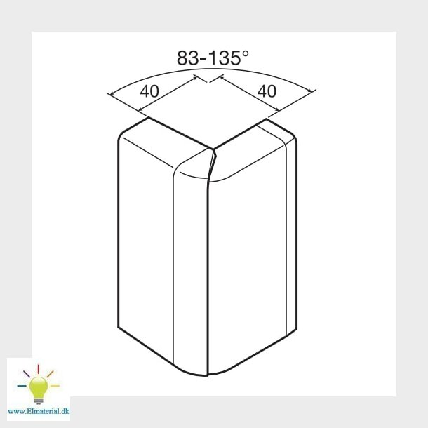 Udv. Hjrne Sl 201153 Hvid