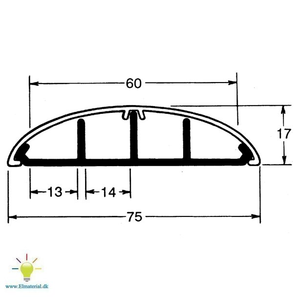 Gulvliste Sla 180750 N Alu