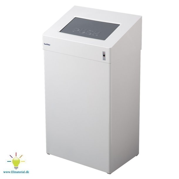 Affaldsbeholder 50L Hvid