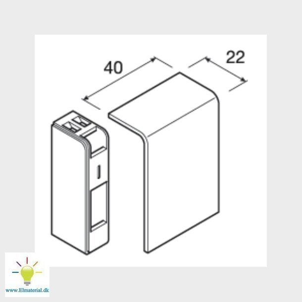 Endestykke Sl 200556 Sort
