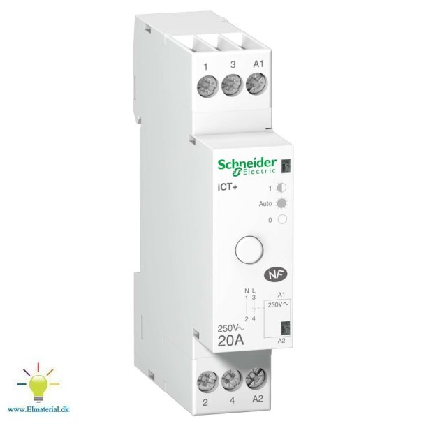 Kontaktor Ict+ 20A 230V Manuel