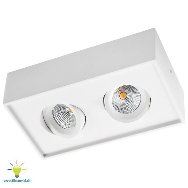 Cube Led 2X6W Dtw Hvid