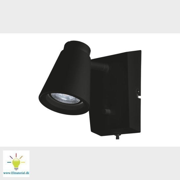 Zoom Square Led 6W Sort