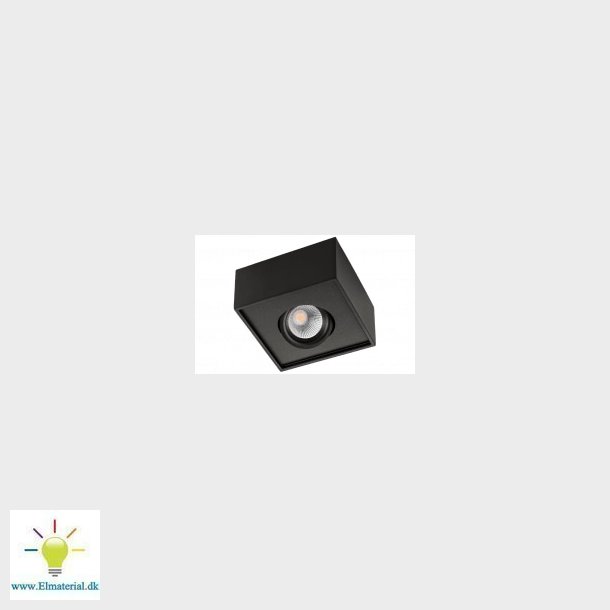 Cube Lux 1X7W 2700K Sort