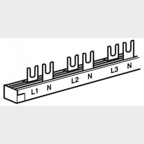 Gaffelögleskena 2P 1 Meter