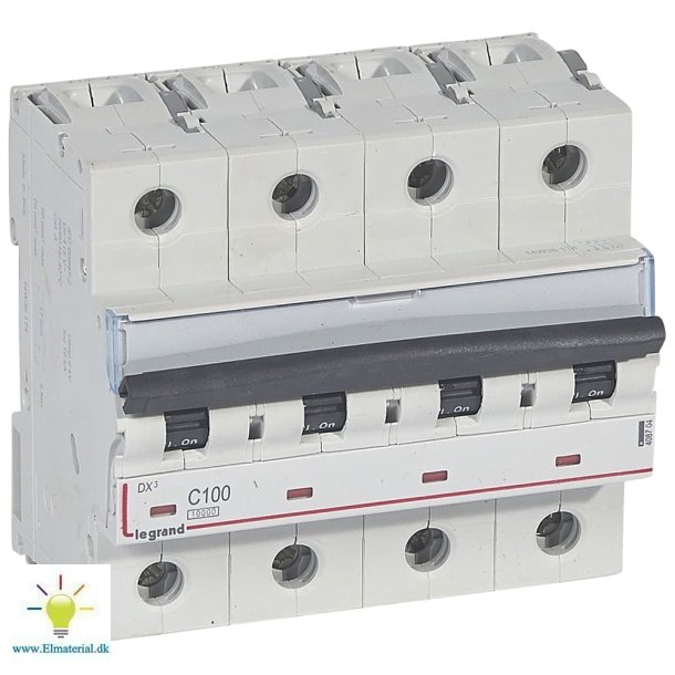 Automatsikr. C 100A 4P 6M Dx3