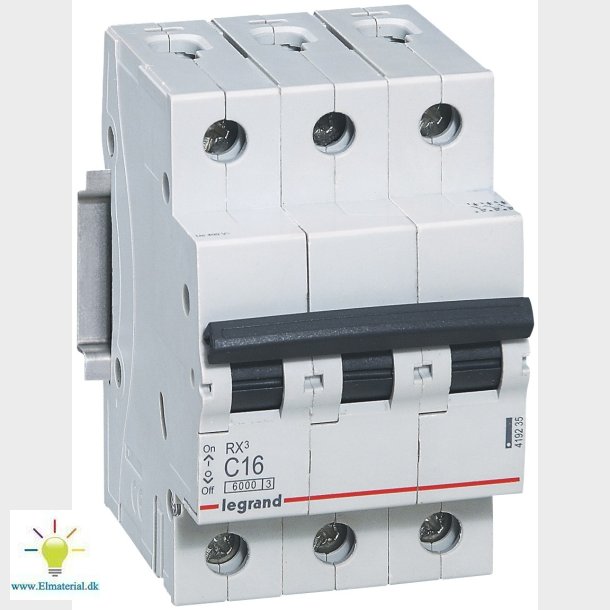 Automatsikr. C 6A 3P 6Ka Rx3