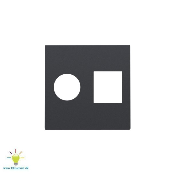 Tangent Tv+Rj45 Antracit