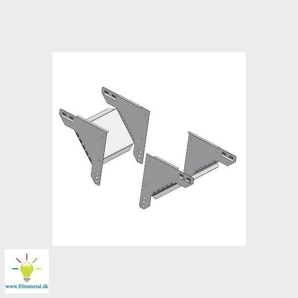 T-Stykke Vert. Enk. 100Mm Fzs