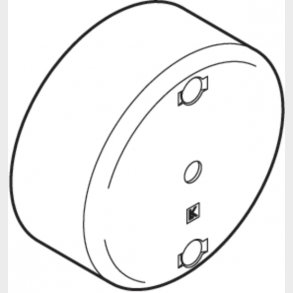 Clips Roset 3P 80 Koksgr