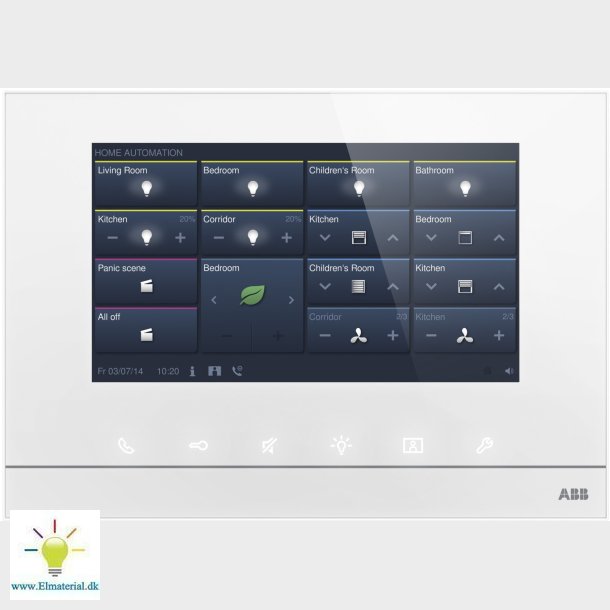 Abb Free-Hometouch 7" Hvid