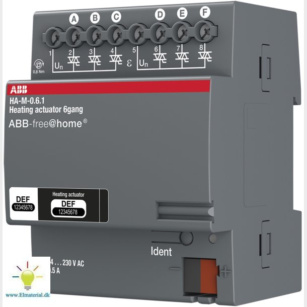 Aktuator Varmestyring 6X160Ma