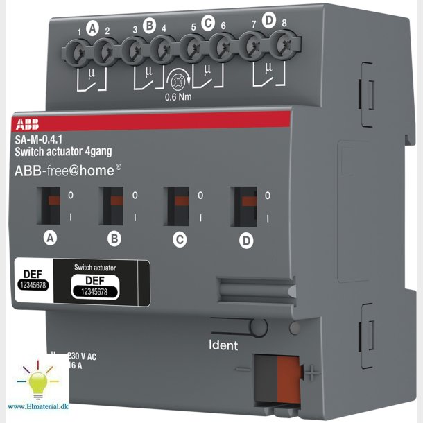 Aktuator Rel 4X16A (Ac1)