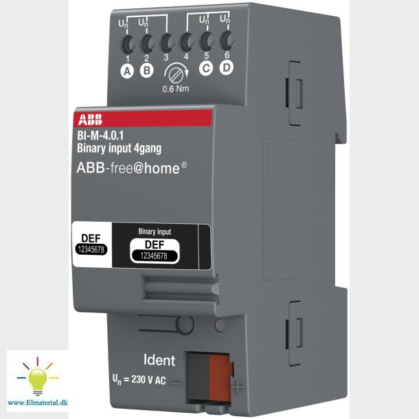 Inputmodul M/4 Indg.10-230V Bi