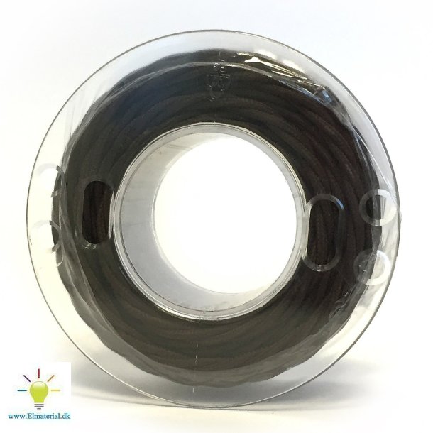 Stofledning Snoet 2X0,75 Brun