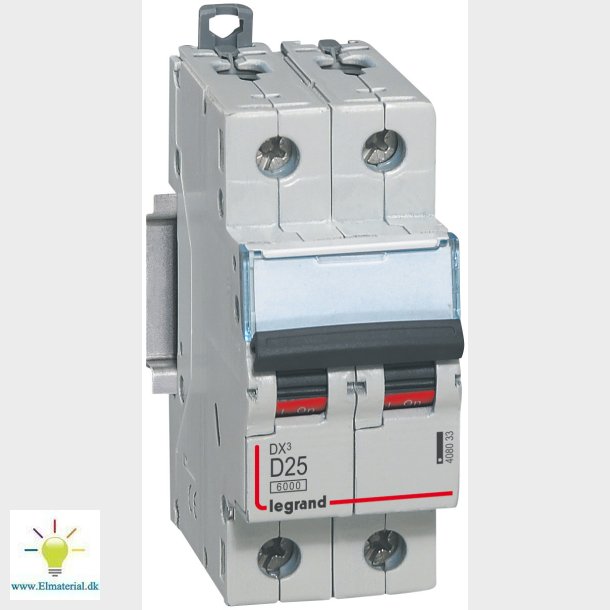 Automatsikr. D 40A 2P 2M Dx3