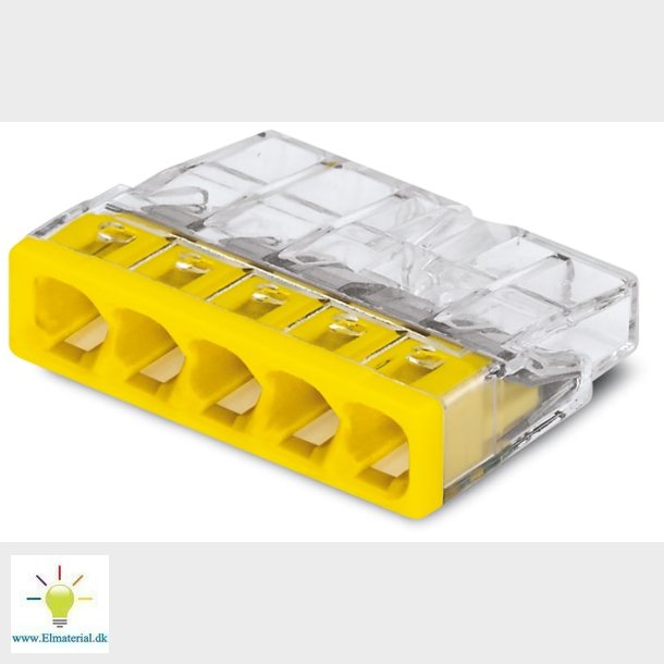 Samlemuffe 5X0,5-2,5Mm2 Gul