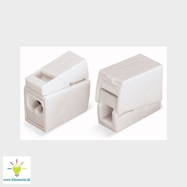 Belysningsklemme 2,5Mm2 Hvid