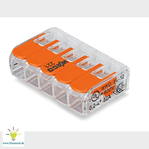 Samlemuffe 5X4Mm2 Transparent