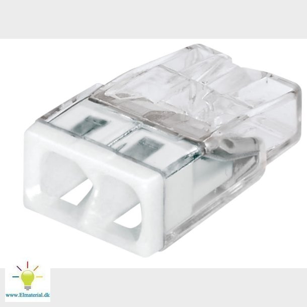 Samlemuffe 2X0,5-2,5Mm2 Hvid