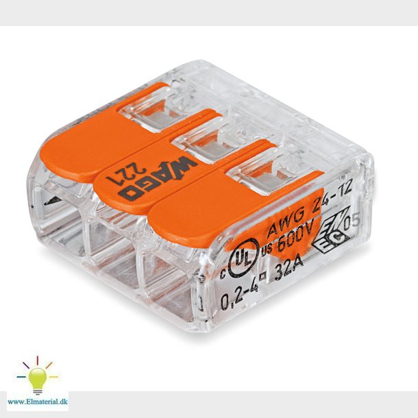 Samlemuffe 3X4Mm2 Transparent