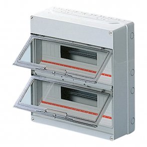Gruppetavle 2X12Modul Ip55