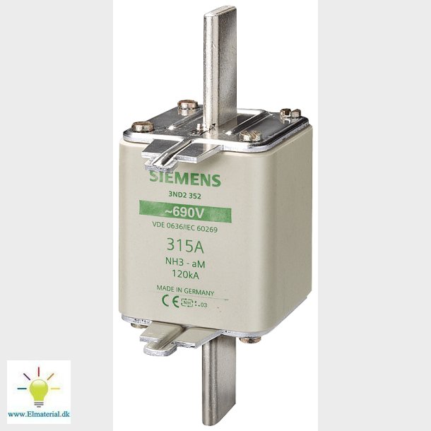 Sikring Nh 3-Am 500A 690V