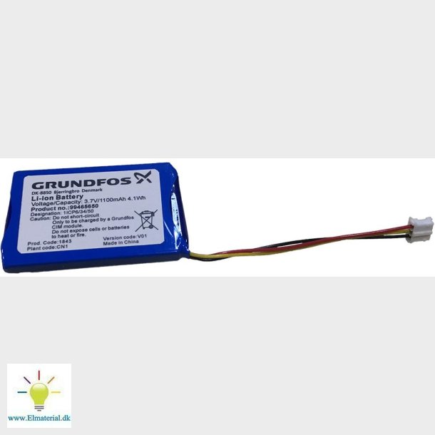 Grundfos Backup-Batteri 3,7V