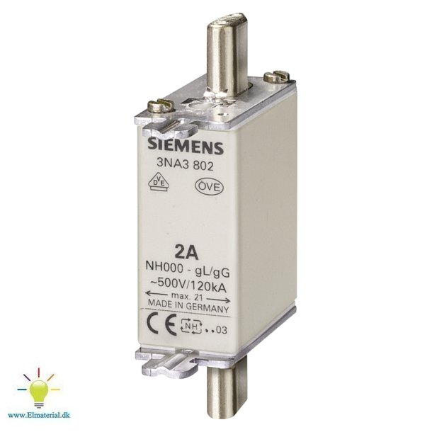 Sikring Nh 000 10A Gg 500V