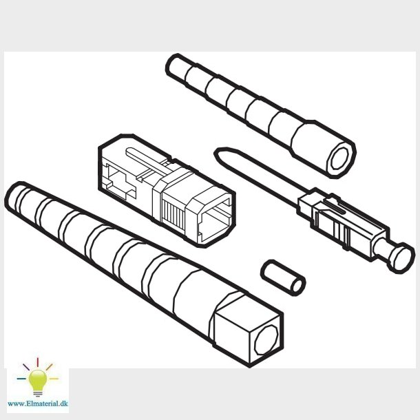 Fiberkonnektor Sc Os2 9/125