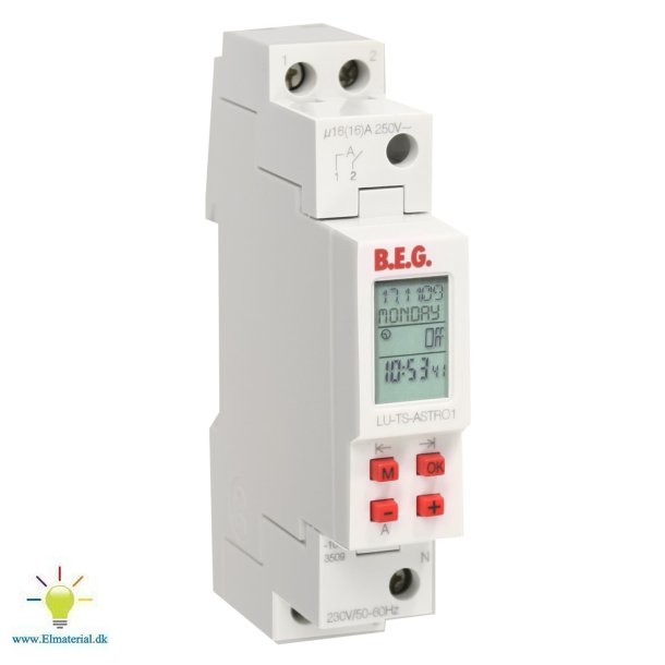 Kontakta Clock Ts-Astro 1 Digital