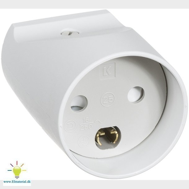 Forlngerled M/J Hvid